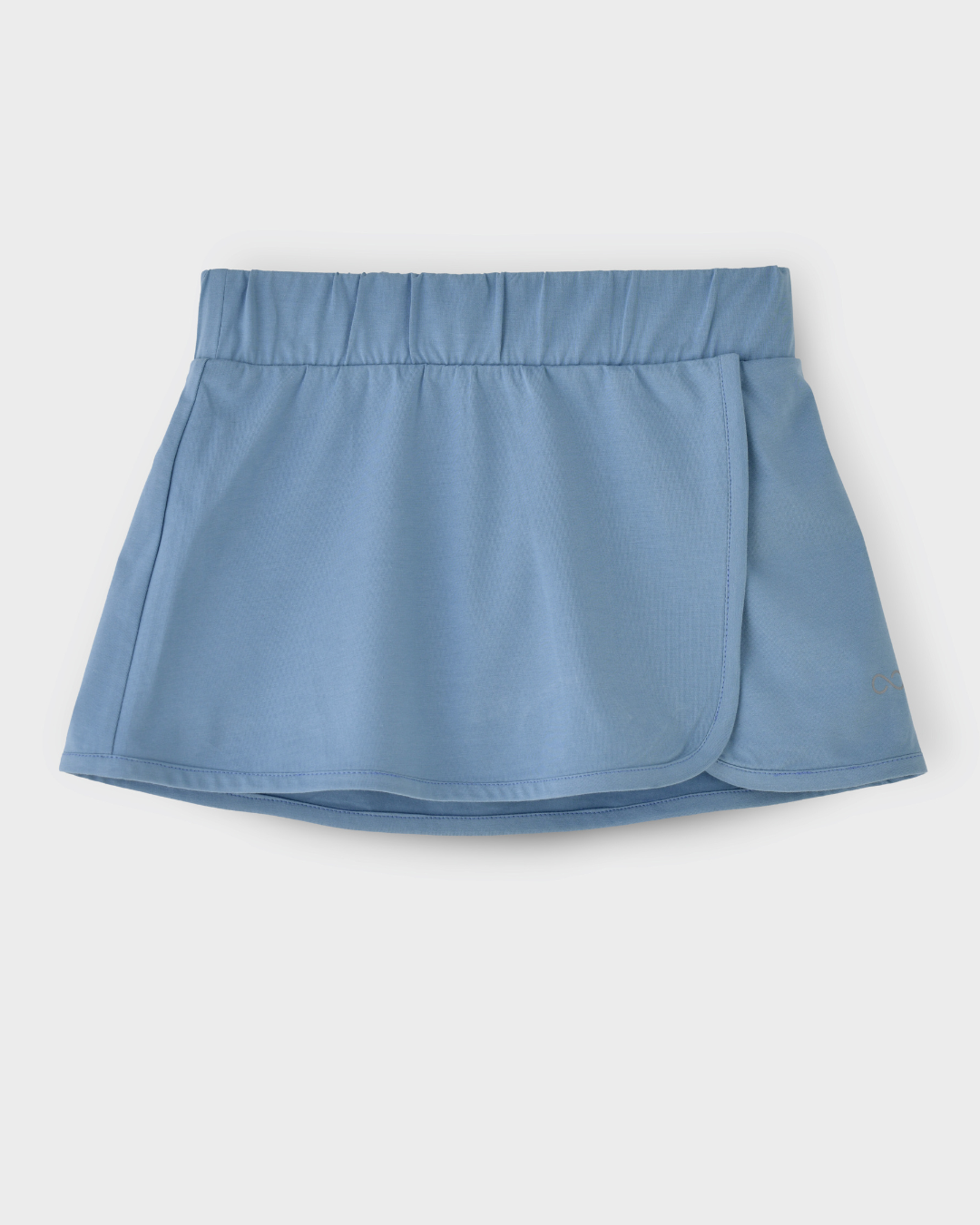 Newport Tennis Wrap Skirt - Misty Blue