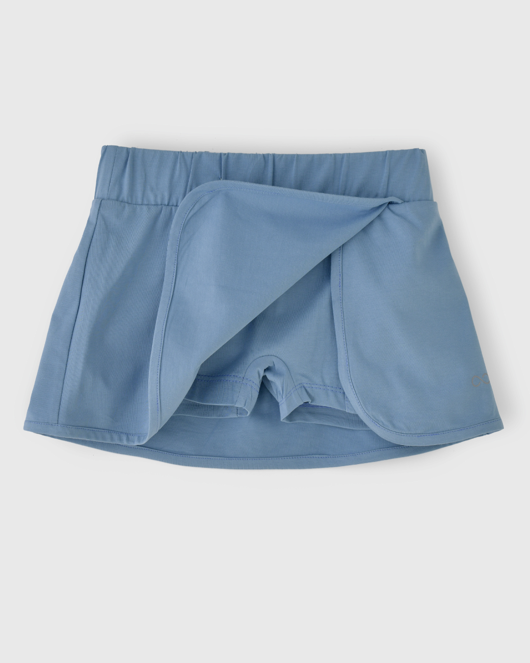 Newport Tennis Wrap Skirt - Misty Blue