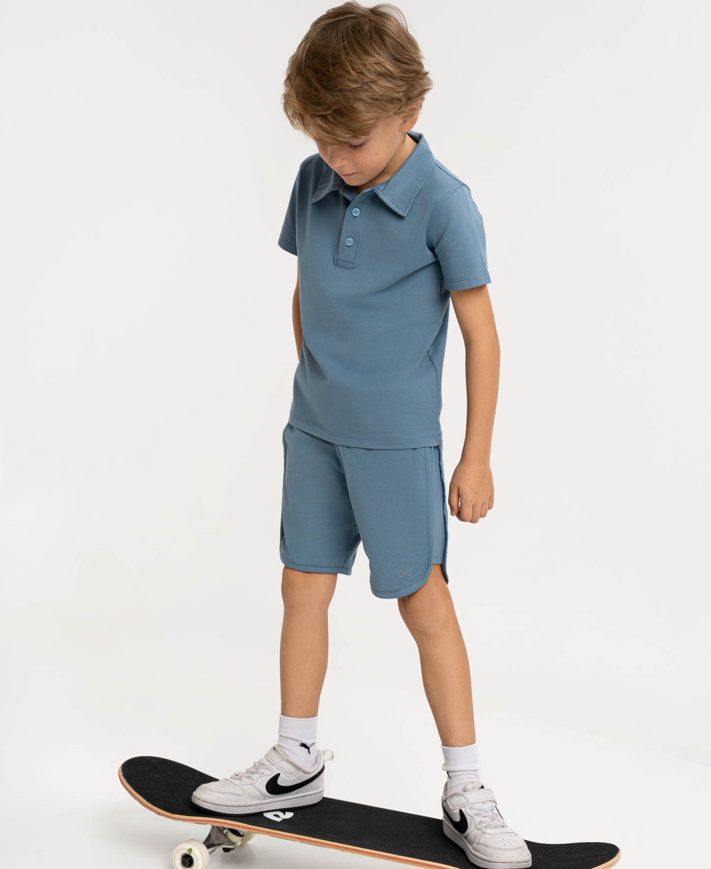 Newport Unisex Polo - Misty Blue