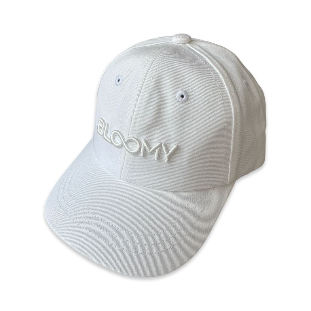 Bloomy White Baseball Cap