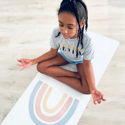 Tapis de Yoga enfant - Be the Rainbow - Bloomy