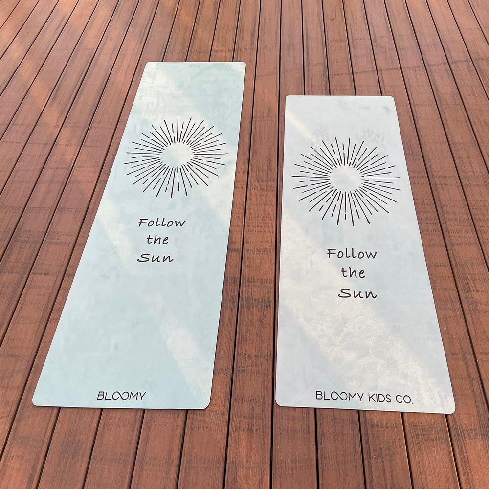 Tapis de Yoga écologique adolescent ou adulte Follow the Sun - Bloomy