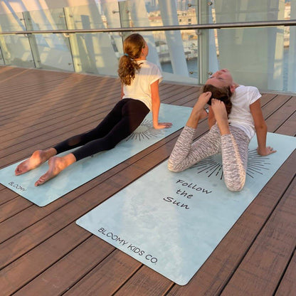 Tapis de Yoga écologique adolescent ou adulte Follow the Sun - Bloomy