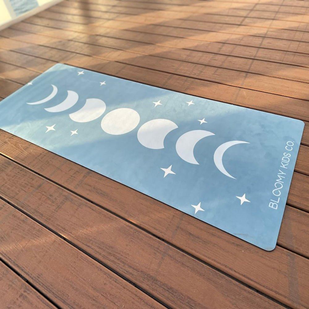 Tapis de Yoga écologique adolescent ou adulte Moon Phases - Bloomy