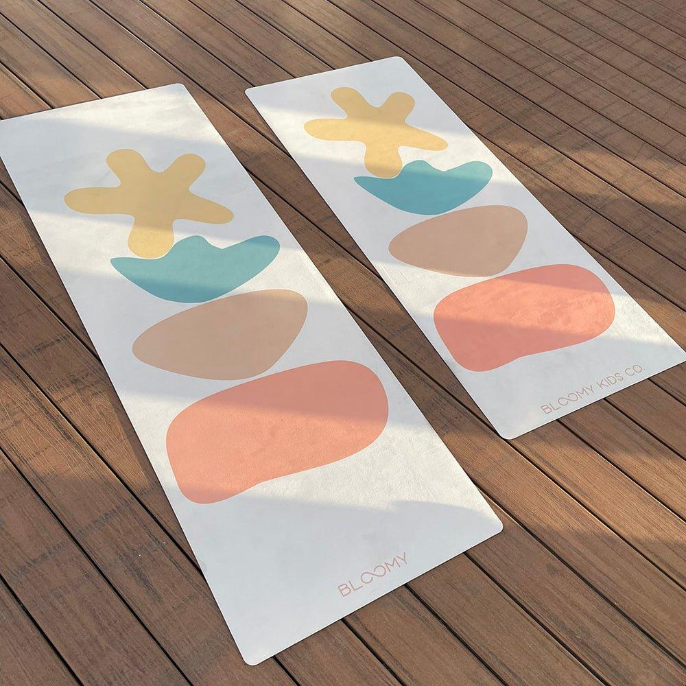 Tapis de Yoga écologique adolescent ou adulte Stones - Bloomy