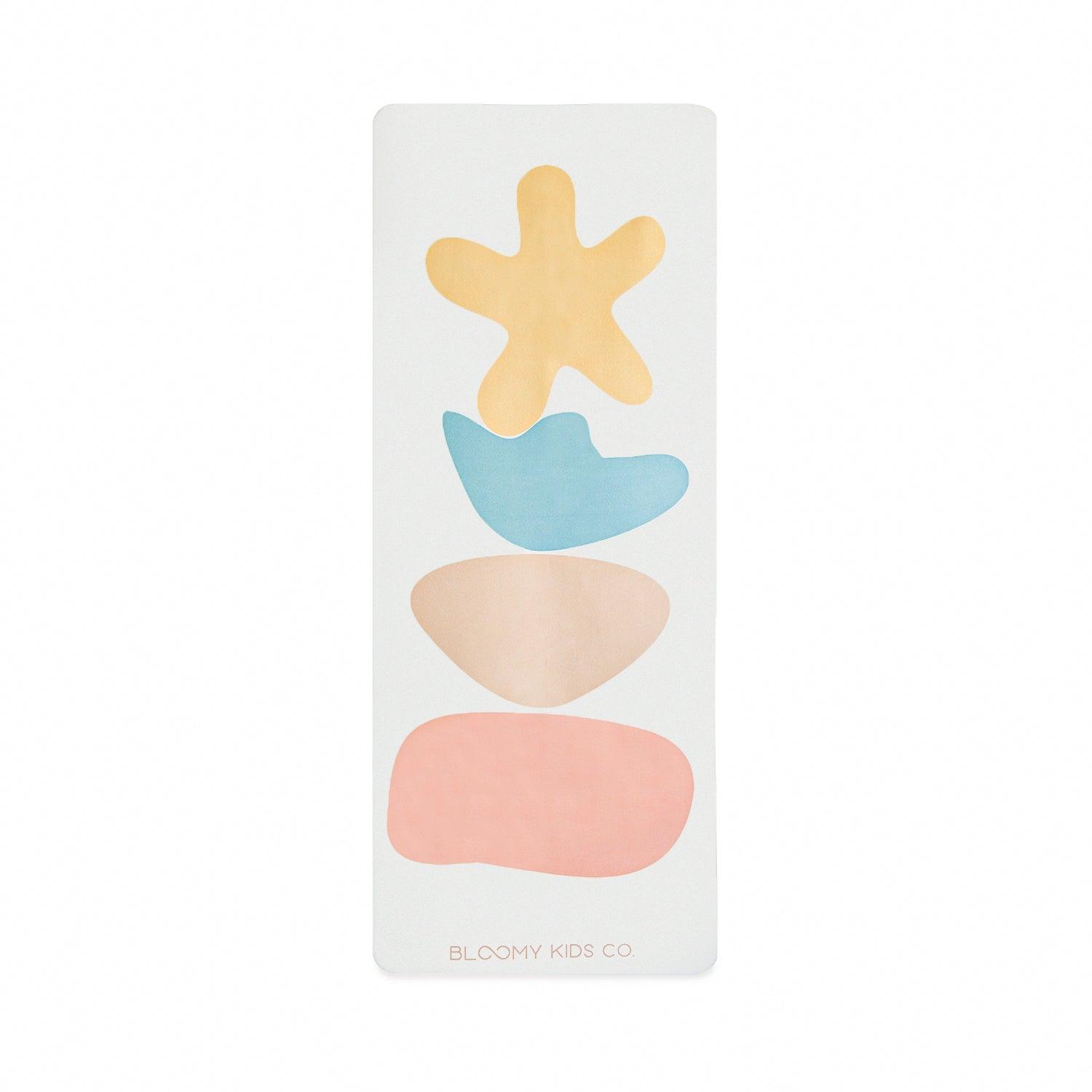 Tapis de Yoga enfant écologique Stones - Bloomy